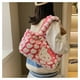 thumbnail image 2 of Bolso de mano esponjoso de Hello Kitty para niña Y2k, nuevo bolso de hombro de estilo coreano de ocio de moda Sanrio, bolsos de punto de felpa rosa para mujer, 2 of 3