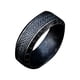 thumbnail image 1 of Qarigey Anillo de acero vintage unisex Anillo de estilo artesanal y atemporal para hombres Anillos vintage Negro antiguo 12 Type3 NO3, 1 of 6