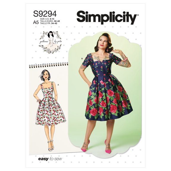 Simplicity Misses Dress-6-8-10-12-14
