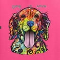 thumbnail image 5 of Wild Bobby Dean Russo Golden Retriever Is Love Dog Is Love Dog Lover Unisex Crewneck Graphic Sweatshirt, Neon Pink, Small, 5 of 5