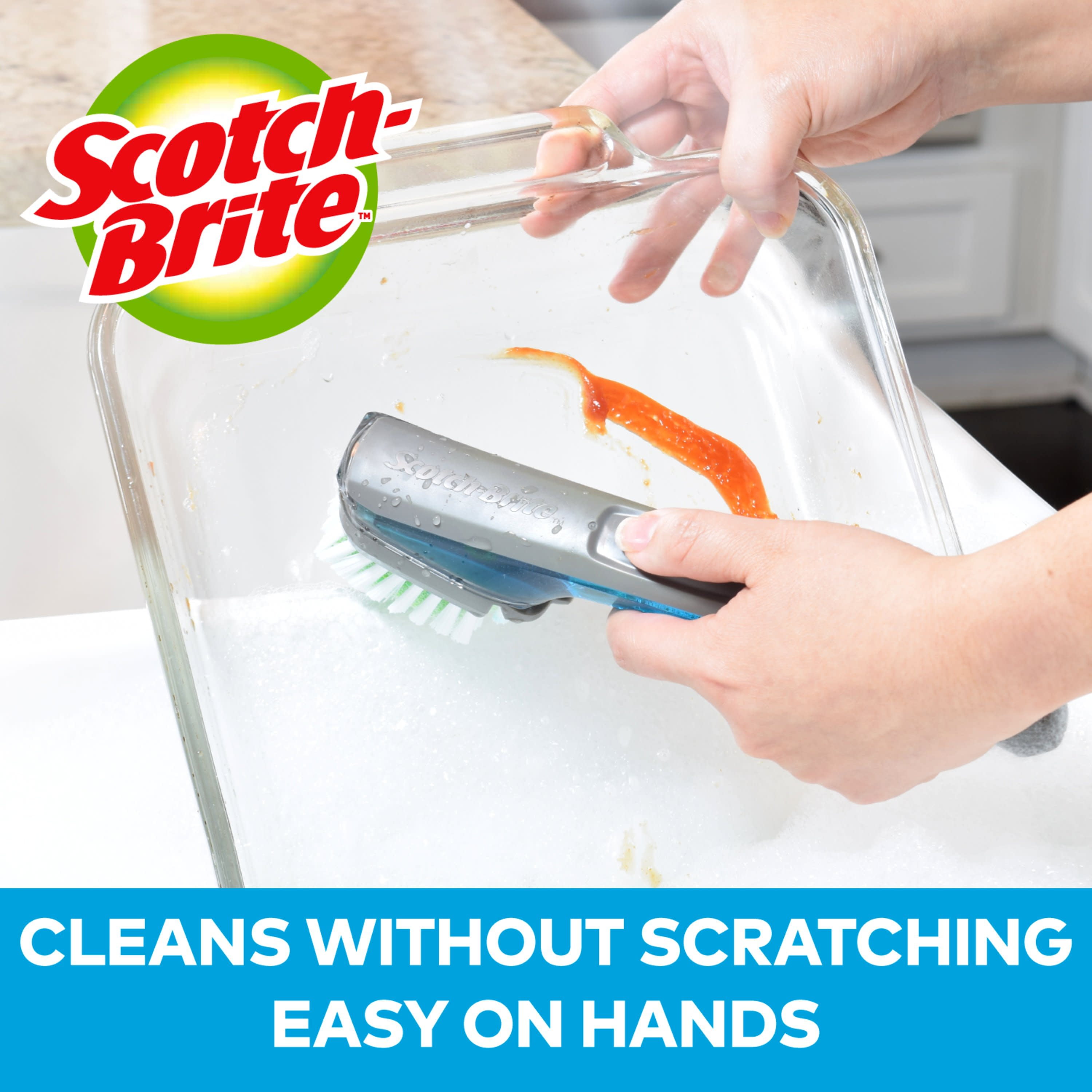 ScotchBrite 483-7-RSC Scotch Brite 2 Pack Multi-Purpose Dish Wand Refill:  Dishwashing Soap Dispensing Brushes (021200572821-1)
