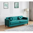thumbnail image 2 of Uspridefurniture Gerame 79.5'' Velvet Square Arm Sofa,Green, 2 of 5