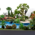 thumbnail image 4 of Toystoory Modelo de lámpara de ferrocarril para exteriores, jardín en miniatura, farola a escala 1:87, manualidades de un solo cabezal, luz LED para Artesanía Negro (blanco cálido) Toystoory HA066606-02, 4 of 6