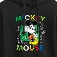 thumbnail image 3 of Disney - Mickey Mouse Cartoon Pop - Juniors Cropped Pullover Hoodie, 3 of 5