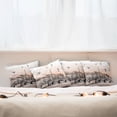 thumbnail image 4 of Ambesonne Paris Throw Pillow Cover 4 Pack, Sketch of Eiffel Tower, 18", Peach Grey, 4 of 5