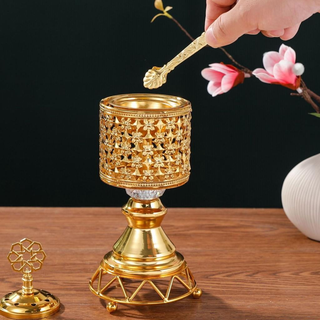 Yihuala Bakhoors Charcoals Incenses Burners Frankincense Metal Incensed Burners Oud,Incensed Stick Decorative Incenses Holder