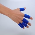 thumbnail image 3 of 10 unidades de banda elástica para el sudor de los dedos para voleibol, protección para la artritis, ayuda deportiva (azul), 3 of 6