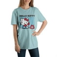 thumbnail image 2 of Hello Kitty On The Phone Blue T-Shirt, 2 of 3