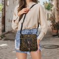 thumbnail image 5 of HELLHERO Leopard Print Crossbody Bag with Dachshund Design, Lightweight PU Leather Shoulder Purse Satchel for Weekend Getaways and Daily Outings, 5 of 7