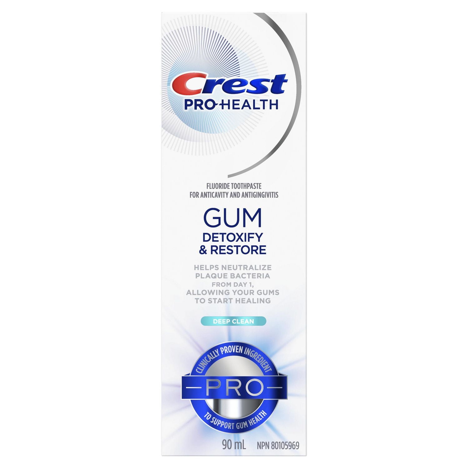 Crest Pro-Health Gum Detoxify and Restore Toothpaste, Deep Clean