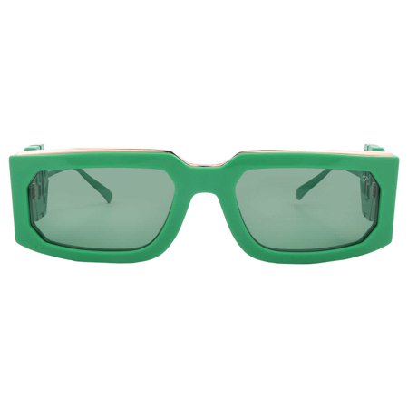 Philipp Plein Green Rectangular Ladies Sunglasses SPP119M 0859 58