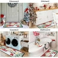 thumbnail image 4 of 2 Pcs Christmas Kitchen Rugs and Mats for Floor Non-Slip Backing Mat Merry Christmas Kitchen Decor Anti Fatigue Kitchen Rug Sets with Runner Xmas Decor (Christmas 03, 17"x47.2"+17"x30"), 4 of 6