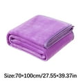 thumbnail image 3 of HLONK for Bed Blankets and Throws King Size Queen Full Size Summer Soft Velvet Fleece  Throw for Couch Lightweight  for Bed Fluffy Sofa/Recliner Decor (Color   Gray  Size   100x150cm, 3 of 3