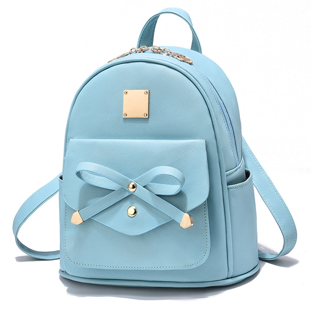 New Kawaii PU Leather Mini Backpack,For Teen Girls Small School Bag ...