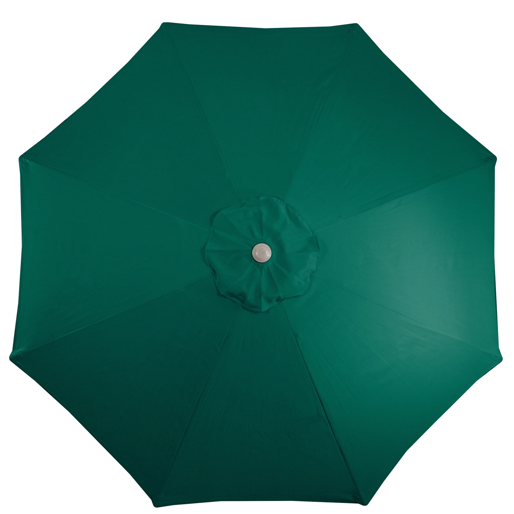 Northlight 9ft Outdoor Patio Market Umbrella with Hand Crank and Tilt, Hunter Green
