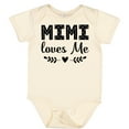 thumbnail image 3 of Inktastic Mimi Loves Me Baby Clothes Girl Girls Baby Bodysuit, 3 of 5