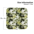 thumbnail image 2 of Vsdgher Hawaii Palms Leather Coasters for Drinks, Durable Drink Coasters 4 Set for Tabletop Protection, Luxurious Home Décor and Housewarming Gift ( {designName})Square, 2 of 6