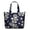 White-22, variant on Aesthetic Floral Design Weekender Bag, Large Capacity Carry-On Tote with Secure Zipper Closure for Women