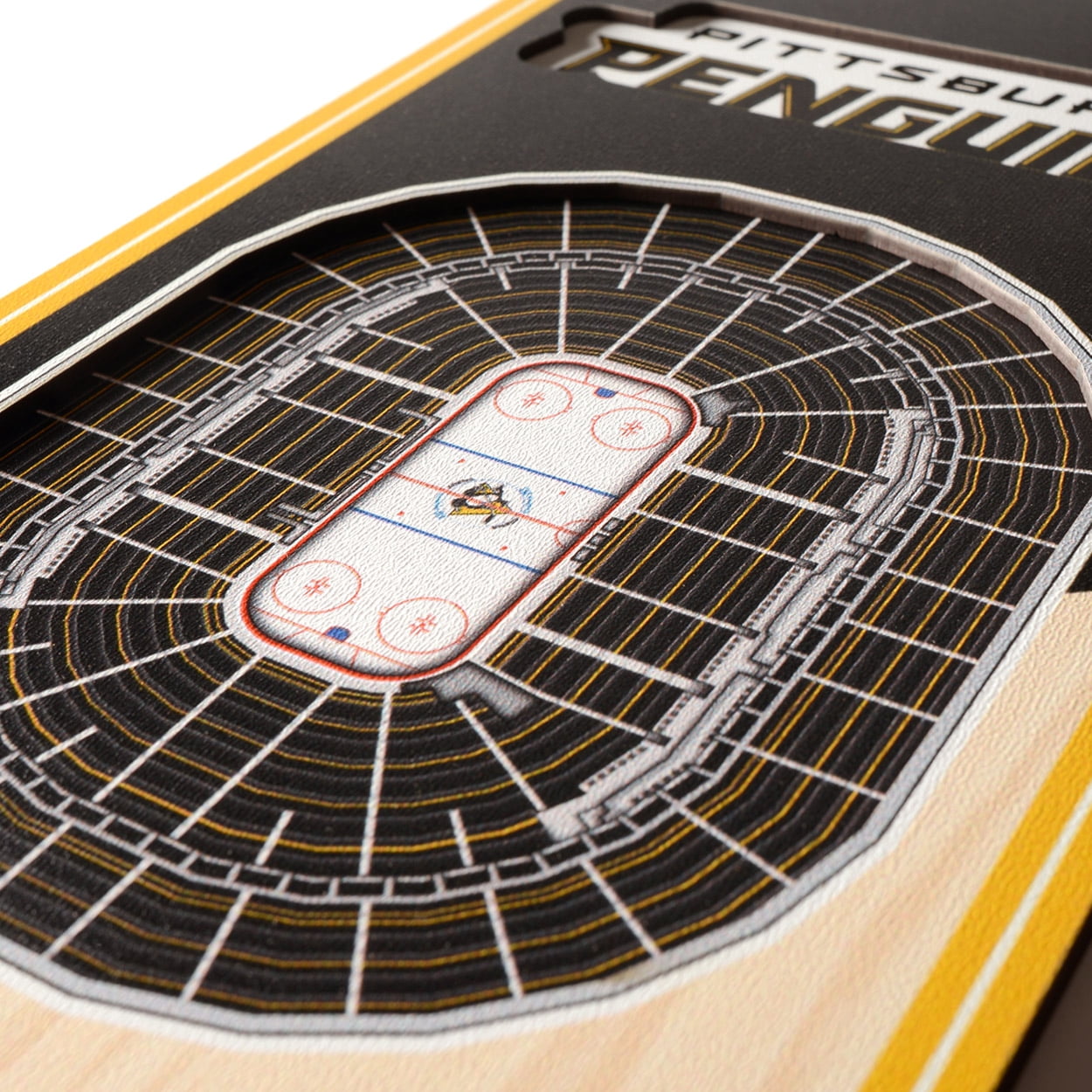 Pittsburgh Penguins 6'' x 19'' 3D StadiumView Banner