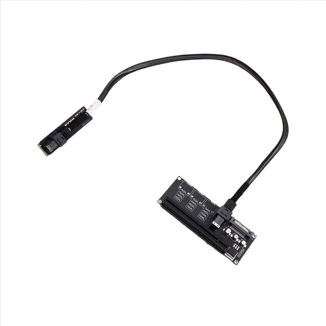 NVMe M.2 NGFF to PCIe 3.0 X4 X16 Riser Card for External Video Card Graphics Card NVME to PCI Express X16 Riser Board