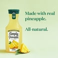 thumbnail image 2 of Simply Pineapple Juice Bottle, 52 fl oz, 2 of 13