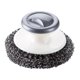 thumbnail image 3 of Depurador de acero inoxidable, limpiador de hierro fundido, bola de limpieza de sartenes reutilizable, limpiador de sartenes de hierro fundido multifu Gris, 3 of 8