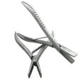 thumbnail image 4 of 7 Inch Flat Teeth Silver Stainless Steel Clamp Hair Extension Plier with Smooth Grooves Keratin Hair Extensions Tools, 4 of 6