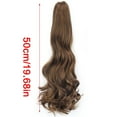 thumbnail image 5 of Voluminous Curly Ponytail Hairpiece With NonSlip Clasp Professional Synthetic Fiber, 5 of 13