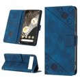 thumbnail image 1 of Compatible with Google Pixel 7A Classic Embossed PU Leather Case with Card Holder Shockproof Cover, 1 of 5
