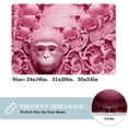 thumbnail image 2 of Monkey Non-Slip Polyester Door Rug Chair Mat Kitchen Rugs, Machine Washable, 2 of 6
