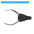 thumbnail image 4 of Unique Bargains 4.5'x2.6' PU Leather Embroidery Scissors Sheath Protective Cover, Black 2 Pack, 4 of 7