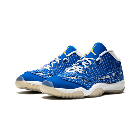 Air Jordan 11 Retro Low 306006-472 Youth Argon Blue/White Shoes Size US 4 X32