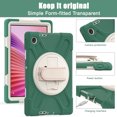 thumbnail image 6 of For Lenovo Tab 10.1 inch 2025 TB311FU/TB311XU Case, 360 Hand Strap, Shoulder Strap, Kickstand, Rugged Drop Protection, Emerald Green, 6 of 6