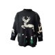 thumbnail image 4 of TRKIYQC Suéter Femenino, Patrones de Elk de árbol de Navidad Cuello Simulado Manga Larga Prendas de Punto Traje de Invierno TRKIYQC moda, 4 of 5