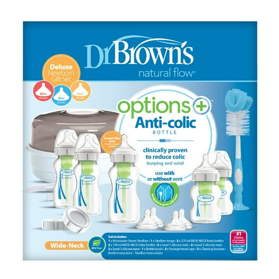 Dr Brown - Natural Flow Options  Newborn Gift Set