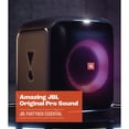 thumbnail image 2 of JBL Partybox Encore Essential - Portable party speaker with powerful 100W sound, built-in dynamic light show, and splash proof design - Black, 2 of 14