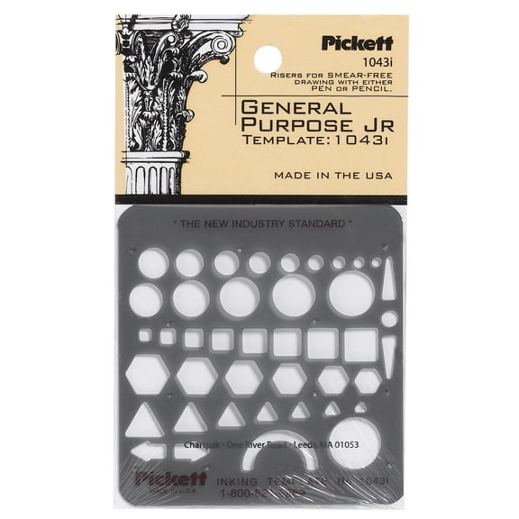 Chartpak Pickett Template - 1043i General Purpose Junior