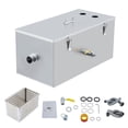 thumbnail image 2 of Kojooin Commercial Stainless Steel Grease Trap with Top Inlet and Filter Cleaning Brush for Kitchen Use, 2 of 7