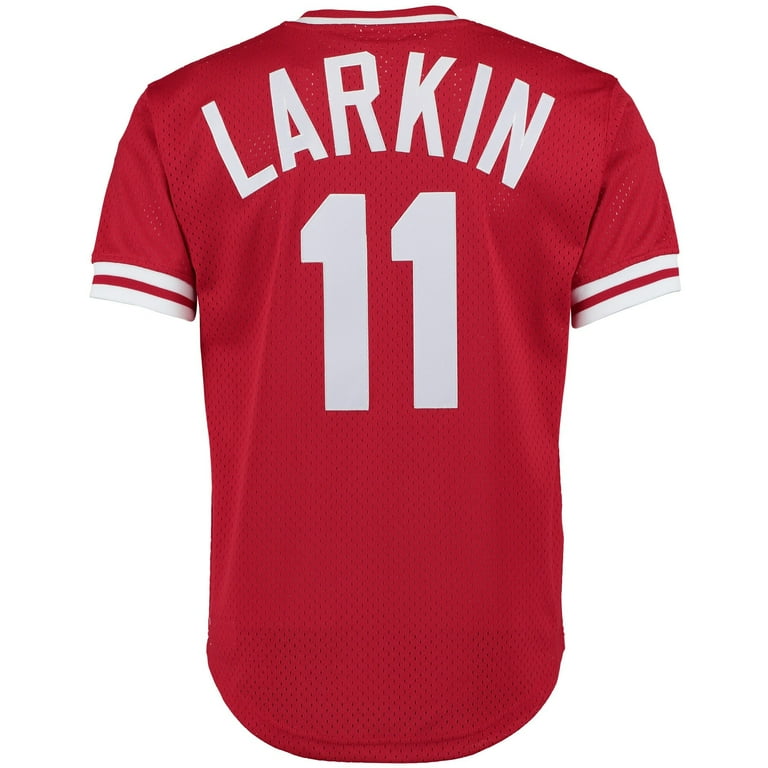 barry larkin reds jersey