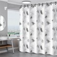 thumbnail image 4 of Forro de cortina de ducha de 72x80 pulgadas, cortinas de ducha de plástico para baño, decoración impermeable, juego de cortinas de ducha de granja, 4 of 5