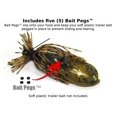 thumbnail image 6 of Harmony Fishing - Tungsten Resin Finesse Jigs Modular Skirt Kit - 3 Finesse Jigs, 4 Skirts, 5 Bait Pegs 1/4oz, 6 of 6