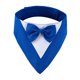 thumbnail image 3 of Pañuelo para perro, bufanda para cachorro, pañuelo triangular ajustable, babero para perro, collar de esmoquin para Acción de Gracias, perros pequeños Azul, 3 of 8