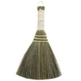 thumbnail image 2 of Noothes Corn Broom Natural Straw Broom Vintage Style Household Broom With Ergonomic Wood Handle For Indoor Outdoor Sweeping Garage Kitchen, 2 of 3