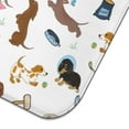 thumbnail image 5 of Cartoon Dachshund Dish Drying Mat for Kitchen 1 Pack, Ultra Absorbent Microfiber Dishes Drainer Mats,16"x18", 5 of 6
