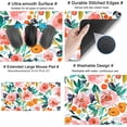 thumbnail image 6 of Watercolor Flower Mouse Pads Large Desk Pad Protector Gaming Mousepad for Wireless Mouse XXL Extended Mouse Pad with Stitched Edge Keyboard Mousepad for Computer Laptop Pc 31.5x15.75 in, 6 of 6