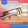 thumbnail image 2 of Premium 304 Stainless Steel Manual Garlic Press: Efficient Kitchen Tool for Crushing Garlic, Making Paste & Shredding – Durable, Rust-Resistant, Easy to Clean, Compact & Portable Home Cooking, 2 of 5