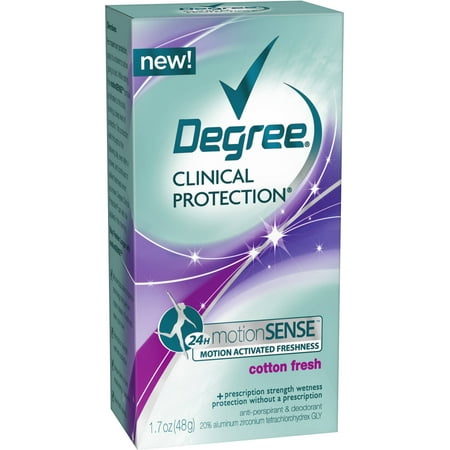 Degree Women Clinical Cotton 1.7 Oz