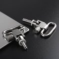 thumbnail image 2 of braveheart 1 Pair Sling Swivels Quick Detach Swivels Stainless Steel Portable Sling Loops for Hunting Camping, 2 of 6