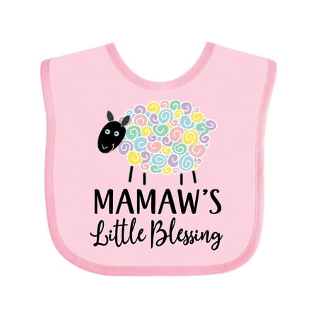 

Inktastic Mamaw for Grandchild Girls Gift Baby Girl Bib