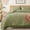 Army Green-Queen, variant on Twin Army Green Tufted 5 Piece Bed-in-a-Bag All Season Boho Bedding Set